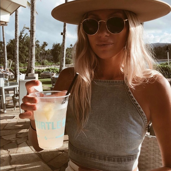 Show Me Your MuMu Tops - NEW Show Me Your Mumu Fawcett Denim Crop Top